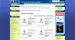 Desktop Screenshot of abcsroub.cz